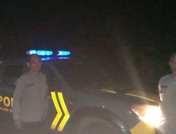Cegah Gangguan Kamtibmas Saat Sahur, Polsek Tanjungmedar Lakukan Patroli