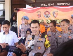 Kapolres Sumedang Pimpin Press Conference Pengungkapan Kasus Curanmor