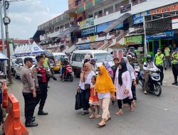 Jelang Lebaran, Polres Sumedang Tingkatkan Pengamanan Pasar