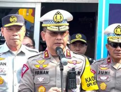 Patwal Polantas Kawal Pergerakan Arus Balik