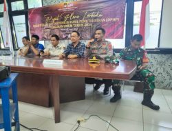 Kapolsek Plered Polres Purwakarta Hadir Dalam Rapat Pleno Terbuka Rekapitulasi (DPHP) Pemilu 2024 Tingkat Kecamatan