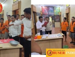 Polres Tanbu Musnahkan Barang Bukti Sabu dan Ribuan Obat Terlarang bersama Kejaksaan Negeri