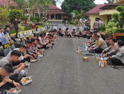 Kapolres Pagar Alam Erwin Irawan Mengadakan Sharing Dan Tukar Pendapat Dengan Anggota