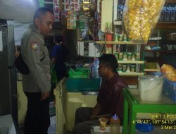 Polsek Tanjungkerta Melaksanakan Patroli Malam Hari Untuk Cegah Terjadinya Tindak Kejahatan