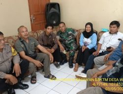 Sinergitas TNI – POLRI Polsek Tanjungmedar Bhabinkamtibmas dan Babinsa Sambangi Warga