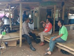 Kanit Binmas Polsek Jatigede Giat Sambang Kepada Warga Desa Cijeungjing