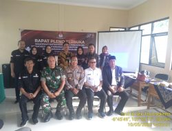 RAPAT PLENO TERBUKA REKAPITULASI DAFTAR PEMILIH SEMENTARA HASIL PERBAIKAN TINGKAT KECAMATAN TANJUNGKERTA UNTUK PEMILU TAHUN 2024