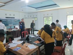 Polsek Ganeas Menghadiri kegiatan Forum Konsultasi Publik (FKP) Pendataan Awal Registrasi Sosial Ekonomi (Regsosek)