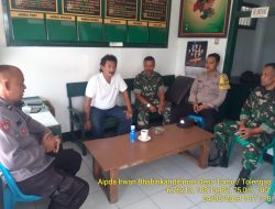Silaturahmi Kamtibmas TNI – POLRI Kepada Perangkat Desa Darmawangi Kec.Tomo 