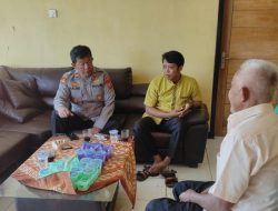 Kapolsek Tanjungmedar Laksanakan Silaturahmi Kamtibmas Sambangi Warga
