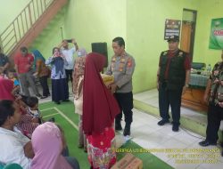 Bhabinkamtibmas Desa Darmawangi Hadiri Kegiatan Monitoring Gerakan Lawan Kemiskinan