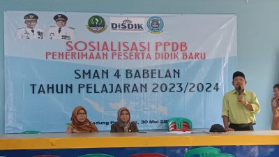 Sosialisasi PPDB SMA 4 Babelan Tahun Ajaran 2023/2024