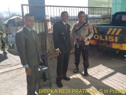 Sambangi Sekolah, Patroli Polsek Sukasari Polres Sumedang Berikan Pesan Kamtibmas.