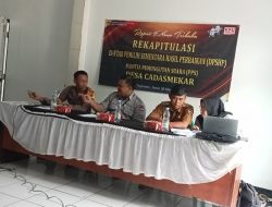 Monitoring Bhabinkamtibmas Pada Rapat Pleno DPSHP PPS Desa Cadasmekar