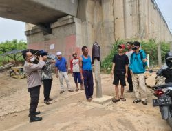 Kapolsek Plered Polres Purwakarta Ingatkan Warga Disekitar Lokasi KCIC Untuk Tidak Melakukan Tindakan Yang Membahayakan