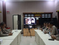 Zoom Meeting Pengamanan Pemilu 2024 Bersama Intelkam Polri Dan KPU Diikuti Polres Purwakarta.