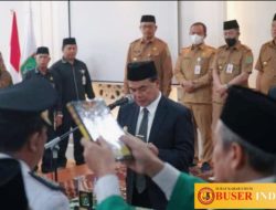 Bupati Tanah Bumbu Zairullah Azhar Kembali Lantik Pejabat lingkup Pemkab