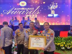 LUAR BIASA Polsek Satui Tanbu Raih Penghargaan Peringkat ke-3 Award Kompolnas Terbaik 2.068 Polsek se-Indonesia.