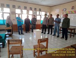 Polsek Cimalaka Lakukan Patroli Menjelang Kesiapan Pilkades PAW Desa Naluk