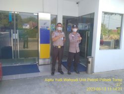 Patroli Strong Point dan Antisipasi C3 Serta Gangguan Kamtibmas Lainnya Di Wilayah Hukum Polsek Tomo