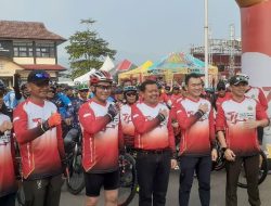 Memeriahkan Hari Bhayangkara Polres Sumedang Gelar Semarak Bhayangkara Fun Bike