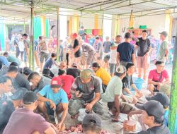 Penyembelihan Hewan Korban di Kampung Swakarya Berlangsung Khidmat