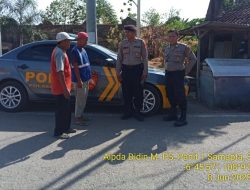 Polsek Tomo Laksanakan Patroli Dialogis Guna Antisipasi Gangguan Kamtibmas