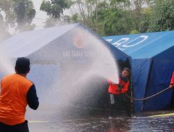 BPBD Tanah Bumbu Gelar Gladi Siaga Bencana bersama TRC-PB dan Tim Reaksi Cepat.