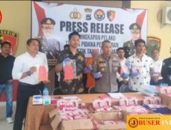 Satreskrim Polres Tanbu Kalsel Amankan Penjual dan Sita Ribuan Kosmetik Tanpa Izin BPOM RI