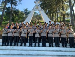 Polres Sumedang Ziarah dan Tabur Bunga di Taman Makam Pahlawan Cimayor 
