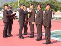 Upacara Hari Bhayangkara ke 77 Polres Sumedang Berlangsung Khidmat