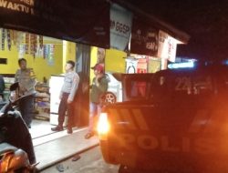Polsek Tanjungkerta Polres Sumedang Melaksanakan Patroli malam hari untuk Cegah Terjadinya Tindak Kejahatan