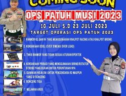 Polisi Lalu Lintas Se- Indonesia Akan Mengadakan Operasi Patuh Serentak