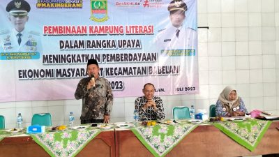 Pembinaan Kampung Literasi Desa Muara Bakti Di Buka Asep Edwin Kasipem Kecamatan Babelan