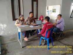 Polsek Tomo Lakukan Patroli Siang Hari Antisipasi C3