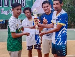 Kades Sukahaji Kec Tegalwaru Menggelar Open Turnament Bola Volly Kades Cup 1 U 40 Dari Dua Kabupaten