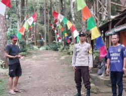 Polsek Conggeang Monitoring Tempat Wisata Curug Ciputrawangi