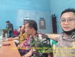 Sinergitas TNI-Polri Dalam Rangka Pelaksanaan Quick Wins Presisi Polri di wilayah Desa Bugel