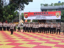Kapolres Sampaikan: Puluhan Anggota Polres Purwakarta Naik Pangkat Di Hari Bhayangkara Ke-77