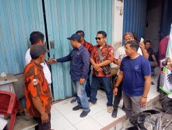 PAC Pemuda Pancasila ( PP ) Pulomerak Geruduk dan Gembok Kantor PT.Nutech Integrasi Cabang Merak