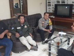 Kapolsek Sukasari Sambangi Kantor Sekretariat Bumi perkemahan Kiara Payung