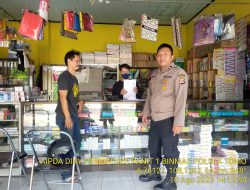 Panit Binmas Polsek Tomo Silaturahmi Kamtibmas Dalam Rangka Pelaksanaan Quick Wins Presisi