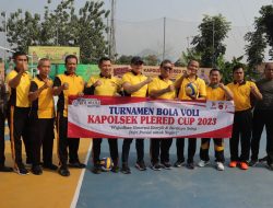 Kapolres Purwakarta Membuka Turnamen Bola Volly Kapolsek Plered Cup 2023