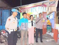 Polsek Tanjungkerta Melaksanakan Patroli Blue Light Malam Hari Untuk Cegah Terjadinya Tindak Kejahatan