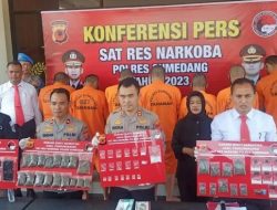 Dalam Waktu Satu Bulan Polres Sumedang Berhasil Mengamankan 8 Orang Penjual Narkoba