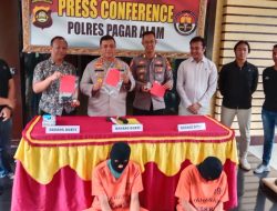 Satreskrim Polres Pagar Alam Tangkap Dua Pelaku Curi Mobil Dan Kopi
