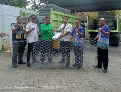 Antisipasi Bencana Tanah Longsor, BBWS Pemali Juana Semarang Berikan 500 Bronjong Kawat Untuk DPUPR Blora