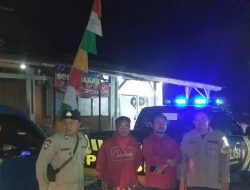 Anggota Polsek Tanjungkerta  Tingkatkan Keamanan Dengan Patroli Malam Hari
