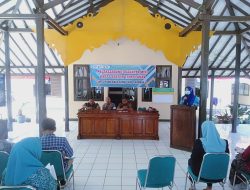 Polsek Darmaraja Hadiri Lokakarya Mini Lintas Sektoral di Pendopo Kec. Darmaraja
