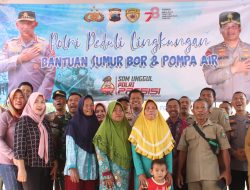 Polres Blora Serahkan Bantuan Sarana Air Bersih Di Desa Gempolrejo Tunjungan